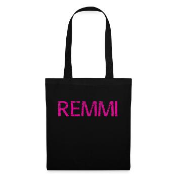 REMMI | Remmi-Demmi | Partnerlook - Stoffbeutel - Schwarz - Vorne