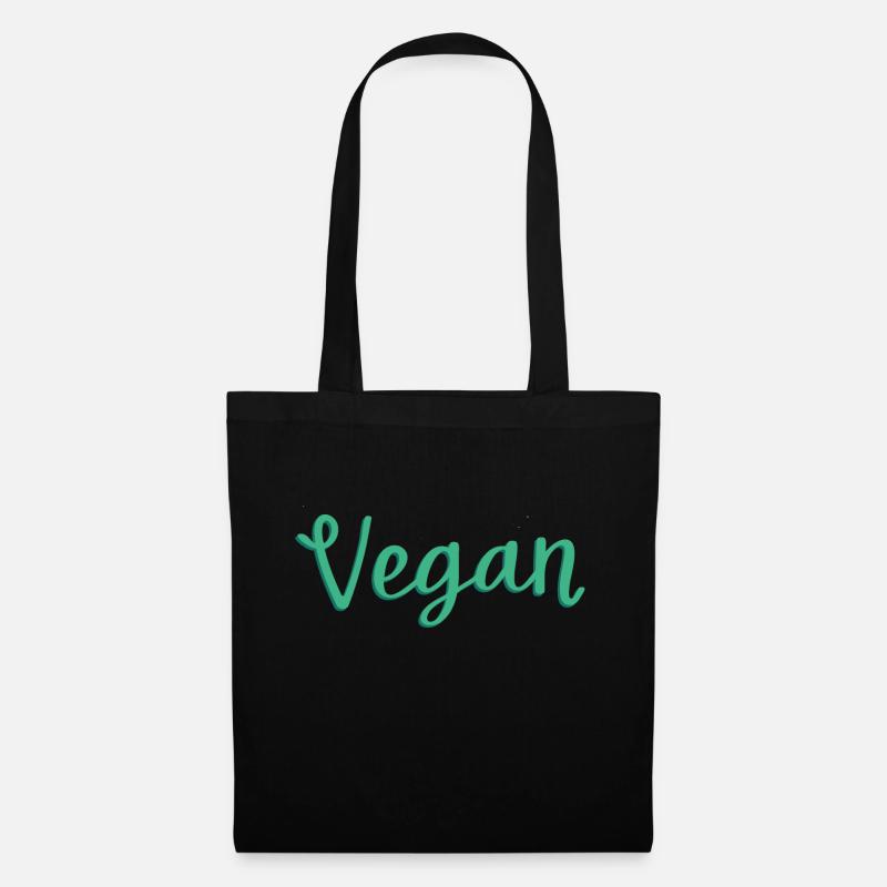 Vegan - Tote Bag - black