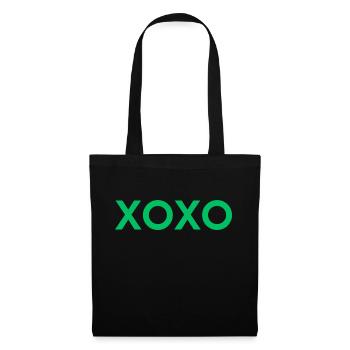 XOXO - Stoffbeutel - Schwarz - Vorne