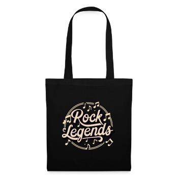Rock Legends Rock And Roll Musikliebhaber - Stoffbeutel - Schwarz - Vorne