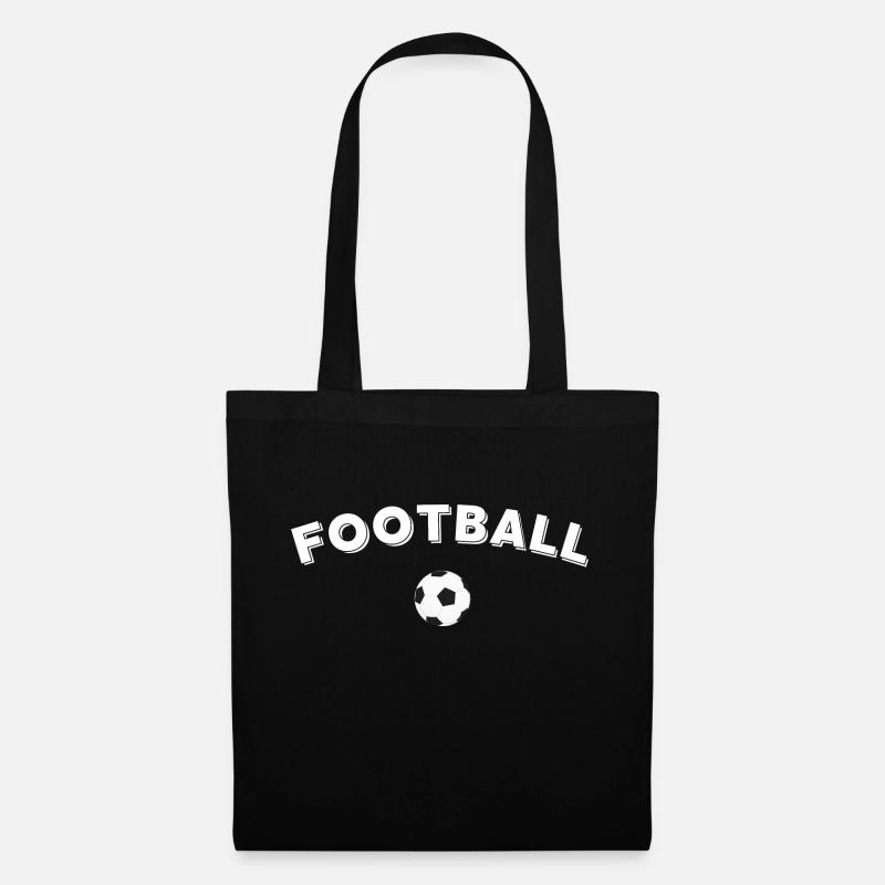 Fußball - Fußball Geschenkidee - Stoffbeutel - Schwarz