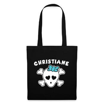 Pirate Christiane Design for Girls and Women - Tote Bag - black - Front