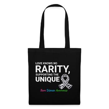 Rare Disease Awareness Supporting the Unique - Tote Bag - black - Front
