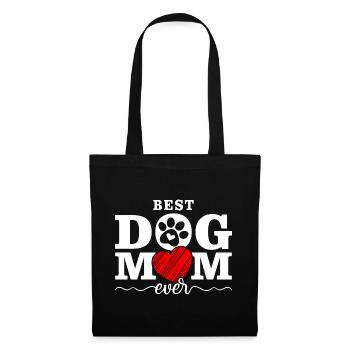 Meilleure maman chien de tous les temps - Sac en tissu - noir - Devant