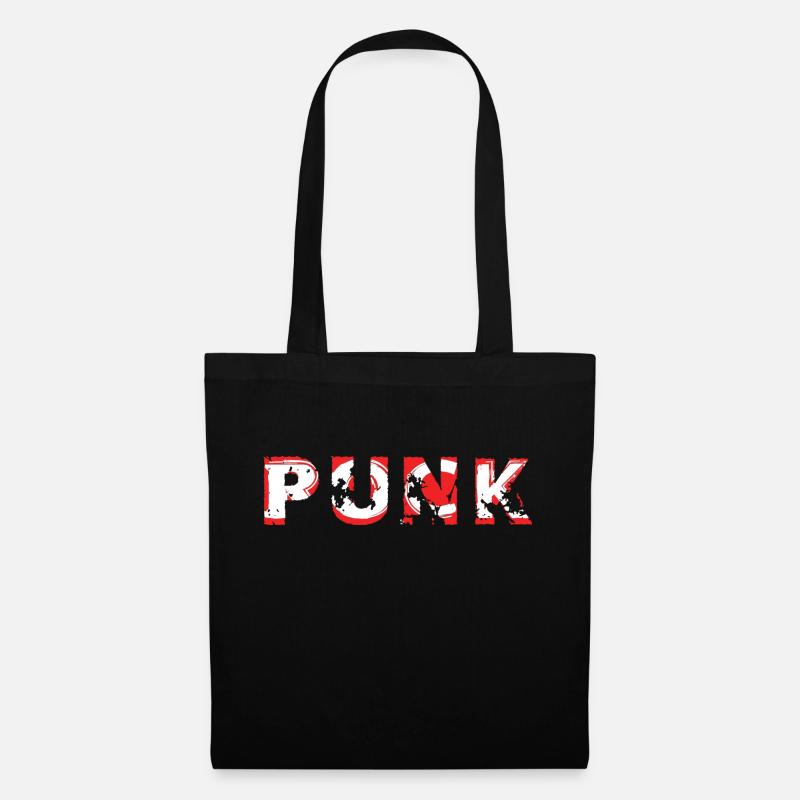 PUNK ROCK - Tote Bag - black