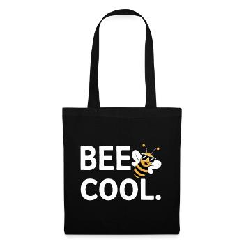 Abeilles : Drôle de dicton pour les apiculteurs, apiculteurs - Sac en tissu - noir - Devant