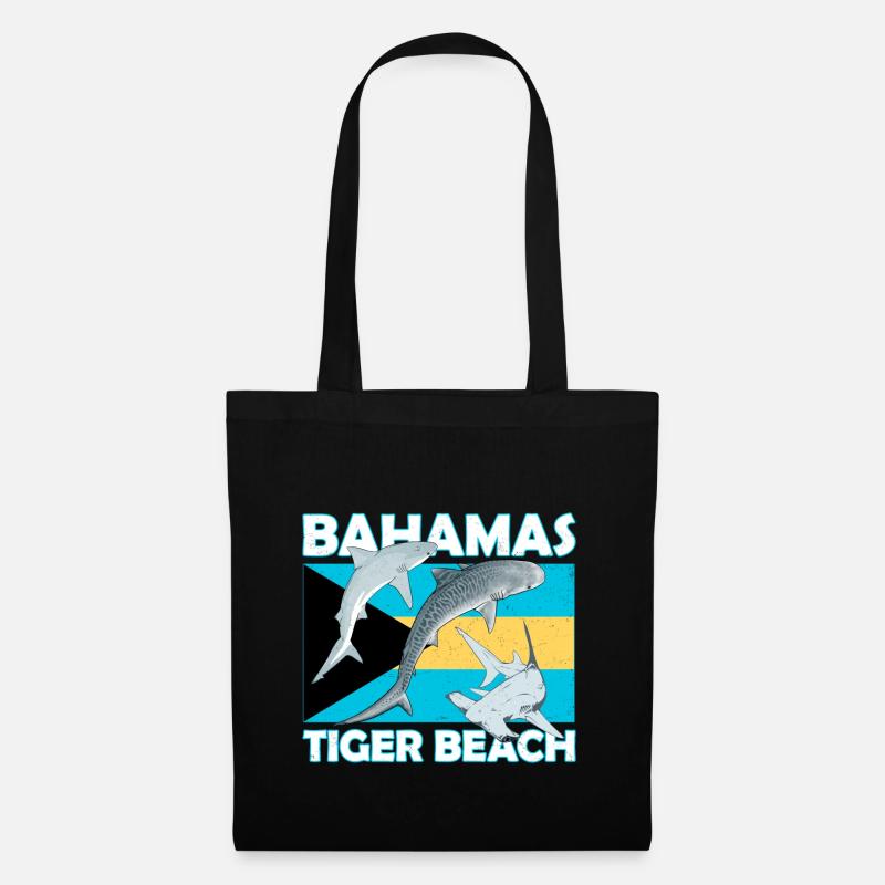 Tiger Beach Bahamas - Stoffbeutel - Schwarz