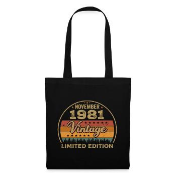 November 1981 - Birthday Gift November 1981 - Tote Bag - black - Front