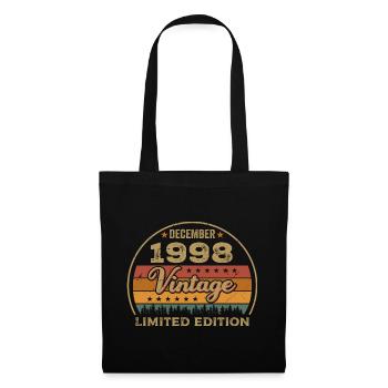 Birthday December 1998 Gift December 1998 - Tote Bag - black - Front