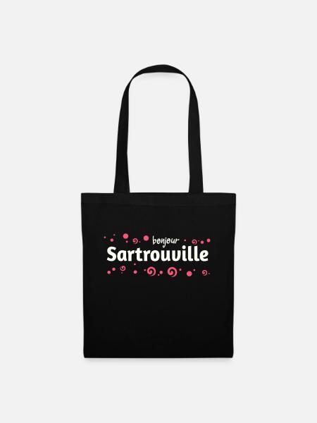 Sartrouville - Stoffbeutel - Schwarz