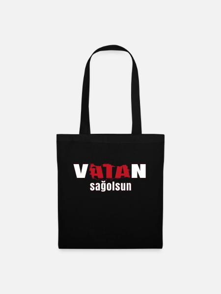 vatan sagolsun v7 - Stoffbeutel - Schwarz