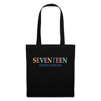 17th Birthday Gift Seventeen Retro - Tote Bag - black - Front