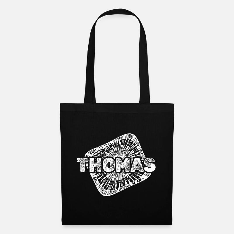 Geburt Thomas - Stoffbeutel - Schwarz