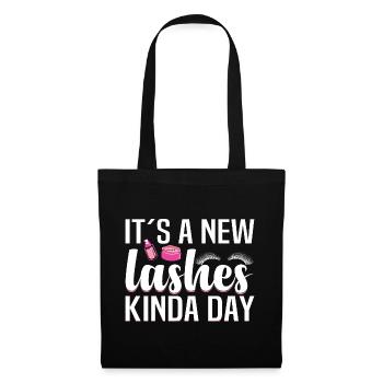 Technicien en extension de cils artiste - Sac en tissu - noir - Devant