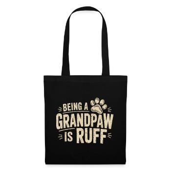 Being a Grandpaw is Ruff - Tote Bag - black - Front