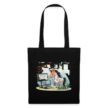 Digital Graffiti Pony - Tote Bag - black - Front