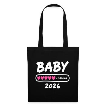 Baby Loading 2026 Parents enceintes - Sac en tissu - noir - Devant
