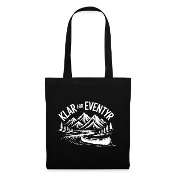 Ready for Adventure: Mountains and Kayaking - Tote Bag - black - Front