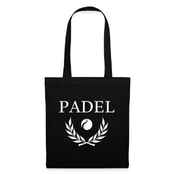 Padel Champion Laurel Wreath Sportsman Look - Tote Bag - black - Front