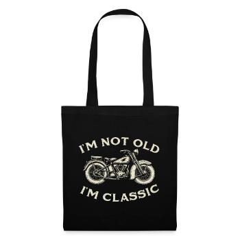 Im Not Old Im Classic Biker Dad Humor - Tote Bag - black - Front