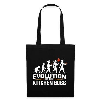 Évolution du chef - Sac en tissu - noir - Devant