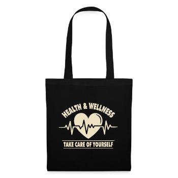 Heartbeat Health and Wellness - Tote Bag - black - Front