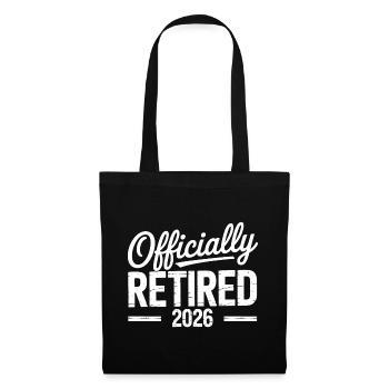 Retired 2026 Funny Retired Graphic Men Retirement - Tote Bag - black - Front