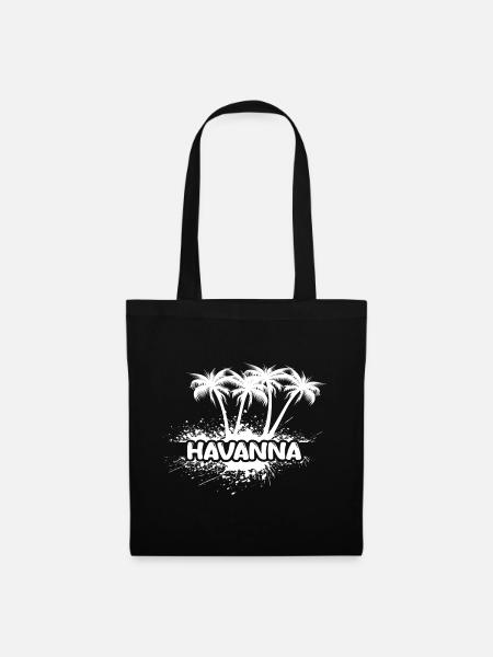 Havanna - Stoffbeutel - Schwarz