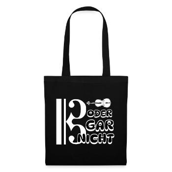 Viola - bass clef or not at all - Tote Bag - black - Front