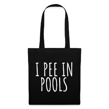 Handgezeichneter Text der Poolside Truth Handgezeichneter Text - Stoffbeutel - Schwarz - Vorne