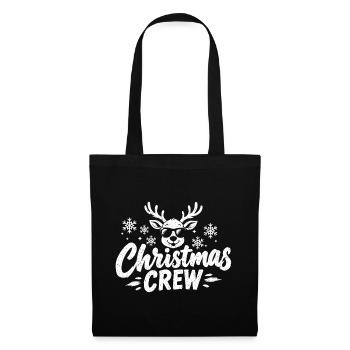 Christmas Crew Cooles Rentier - Stoffbeutel - Schwarz - Vorne