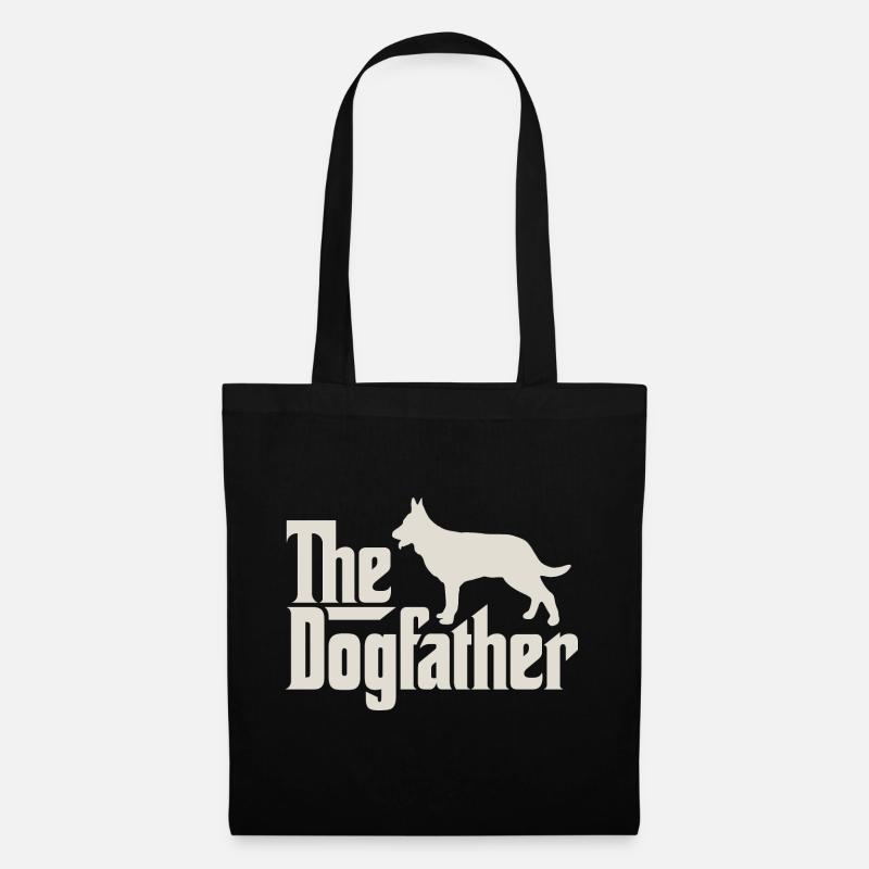 The Dogfather - Deutscher Schäferhund - Stoffbeutel - Schwarz
