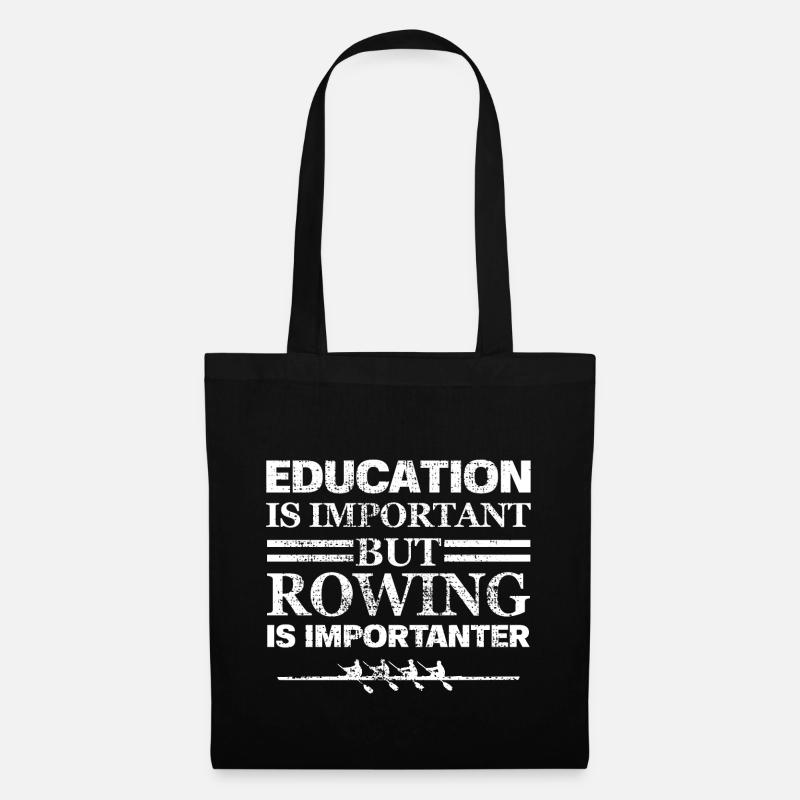 Rowing shirt - Tote Bag - black
