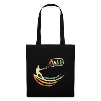 kitesurfing - Sac en tissu - noir - Devant