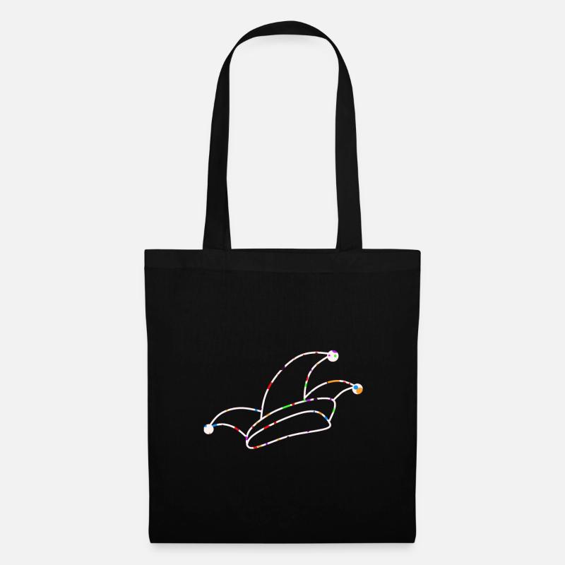 Carnaval - bonnet de comité - Sac en tissu - noir
