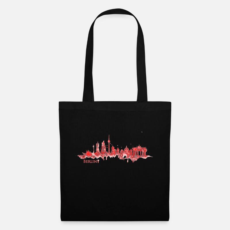 Berlin Skyline - Tote Bag - black