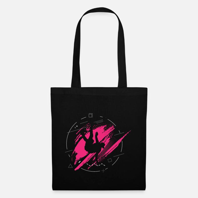 Breakdance Geschenk Pink Mädchen - Stoffbeutel - Schwarz