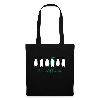 Be Different - Sac en tissu - noir - Devant