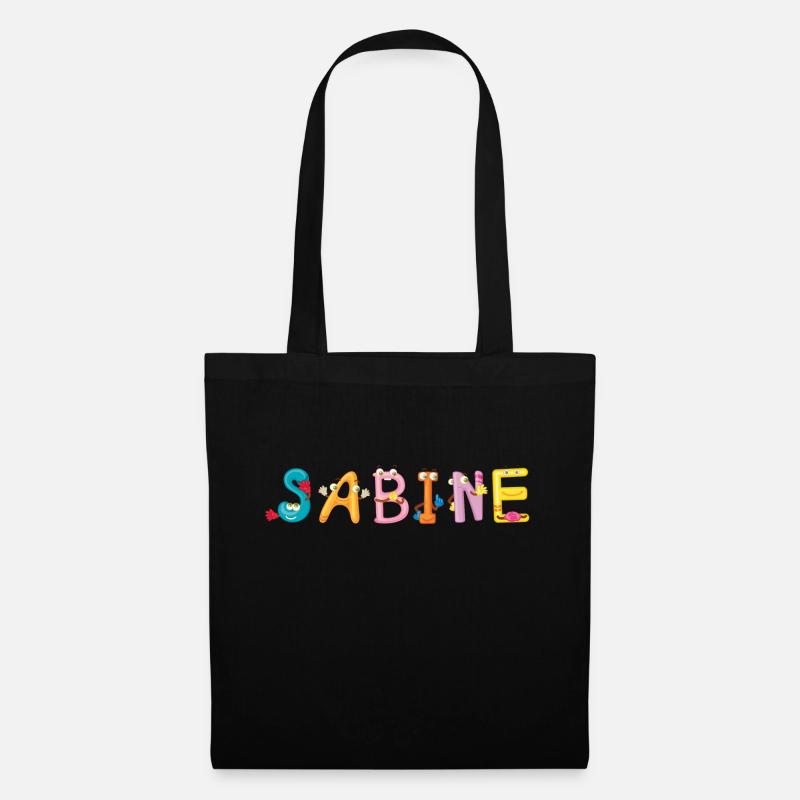 Sabine - Stoffbeutel - Schwarz