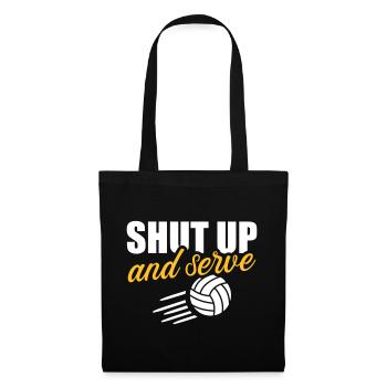 volley- - Sac en tissu - noir - Devant