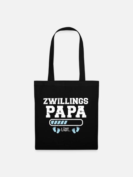 Zwillinge - Stoffbeutel - Schwarz