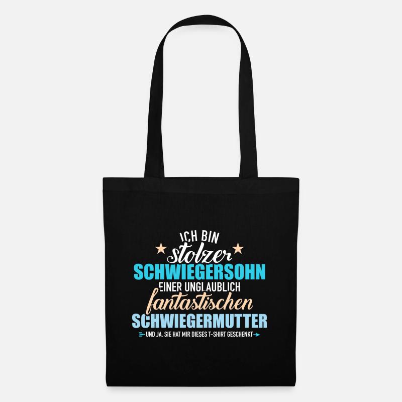 Schwiegersohn - Stoffbeutel - Schwarz