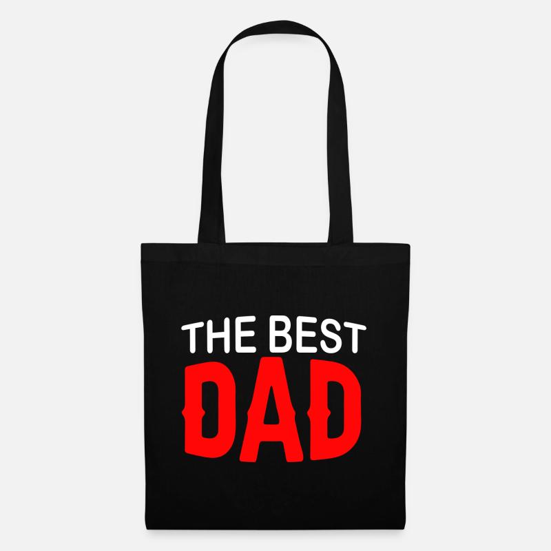 The Best Dad - Stoffbeutel - Schwarz