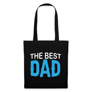 Le meilleur papa - Sac en tissu - noir - Devant