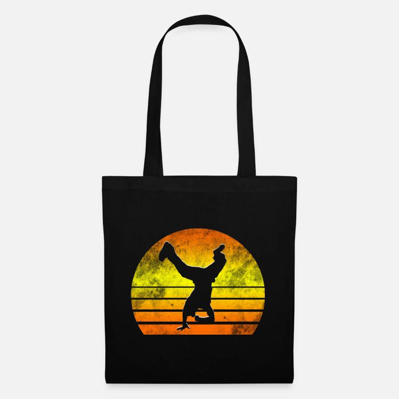 Breakdance Breakdance Danse - Sac en tissu - noir