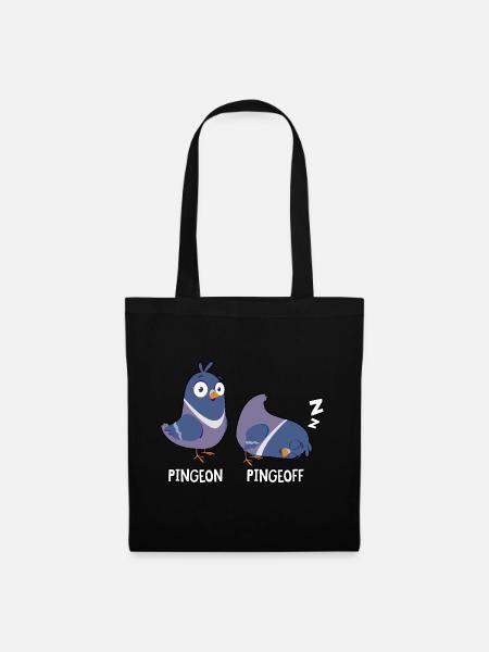 Pingeon Pingeoff - Stoffbeutel - Schwarz