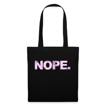 NOPE - don't be a yes-man! - Tote Bag - black - Front