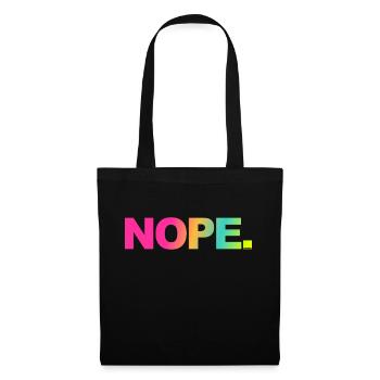 NOPE - don't be a yes-man! - Tote Bag - black - Front