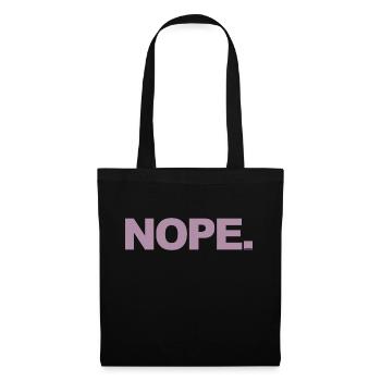 NOPE - don't be a yes-man! - Tote Bag - black - Front