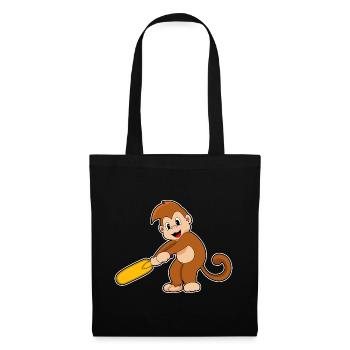 Monkey Cricket Cricket Bat - Sac en tissu - noir - Devant